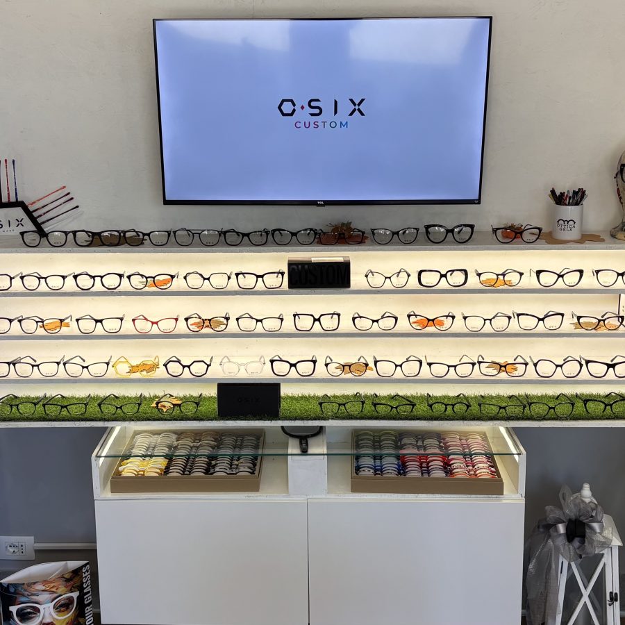 Interno del negozio Ottica Gele a Scaltenigo di Mirano